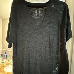 Free people we the free black tshirt
